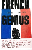 Genius, 1998, By day and by night series Wall painting, 80cm x 110cm